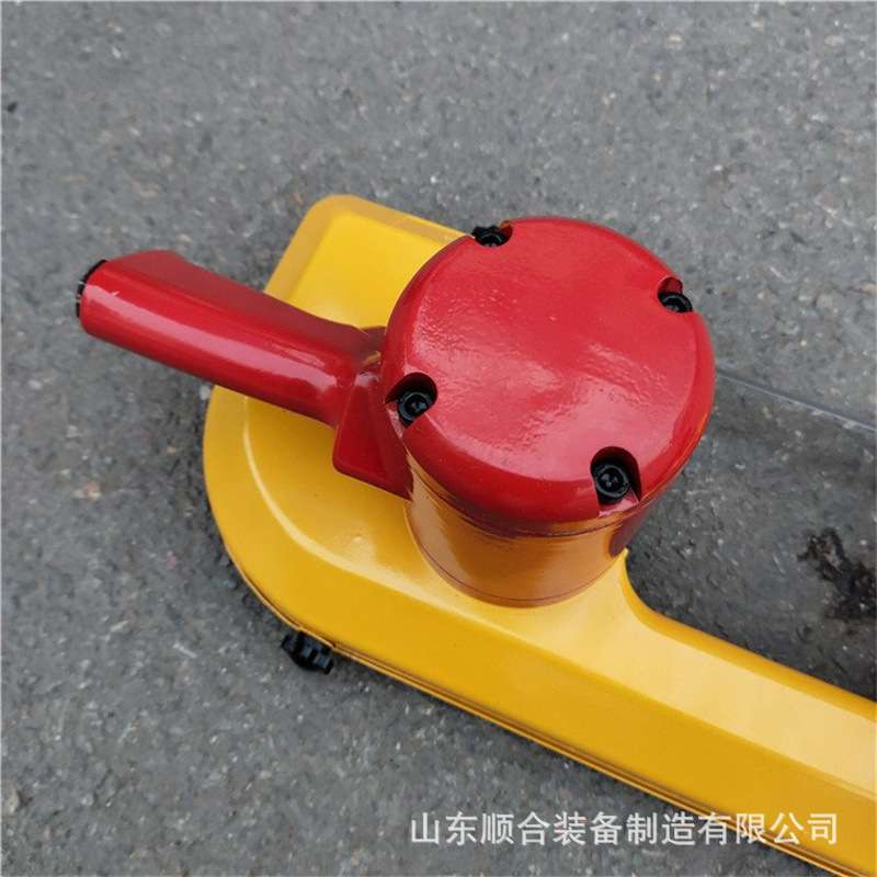 矿用钢轨切割机使用方便风动带条锯FDJ-120型矿用气动锯轨机