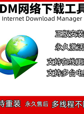 IDM永久序列号激活码抖yin直播回放网页视频下载器软件正版安装包
