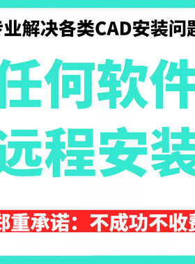 远程安装迷你CAD快速看图软件3d软件视频编辑软件SW安装远程服务