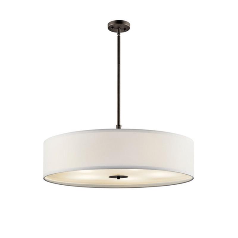 新中式吊灯客厅灯餐厅圆形布罩灯卧室书房装饰灯设计师简约吊灯