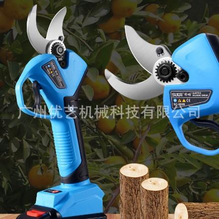 舒畅3.2cm电动修枝剪园林果树专用锂电充电式剪树枝剪枝神器