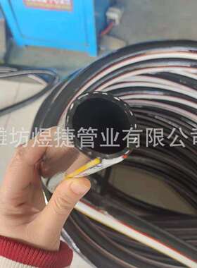 黑色亮面PVC耐高压20kg两胶一线风炮风镐管 内径32mm 增强 软管