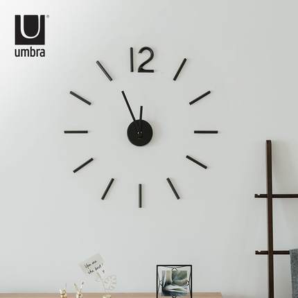 Umbra 北欧客厅挂钟装饰时钟表挂墙创意时尚现代简约家用轻奢潮流