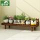 田园风花架子原实木质多层室内阳台置物客厅落地多肉盆架家用花凳