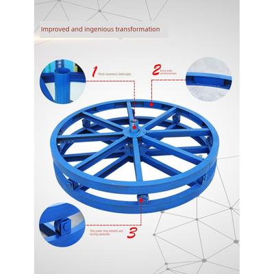 电缆放线盘槽钢放线盘圆盘光缆放线架铁盘钢绞线放线架卧式放线盘