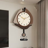 一帆风顺创意挂钟客厅家用钟表餐厅背景墙时钟挂墙新款 万年历挂表