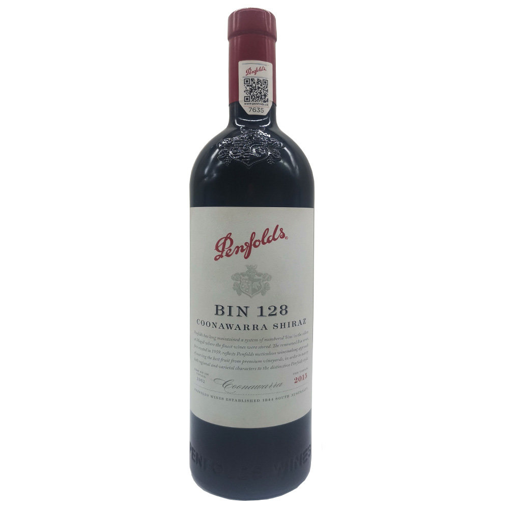 澳洲原瓶进口奔富bin128干红葡萄酒750ml/瓶尾货捡漏