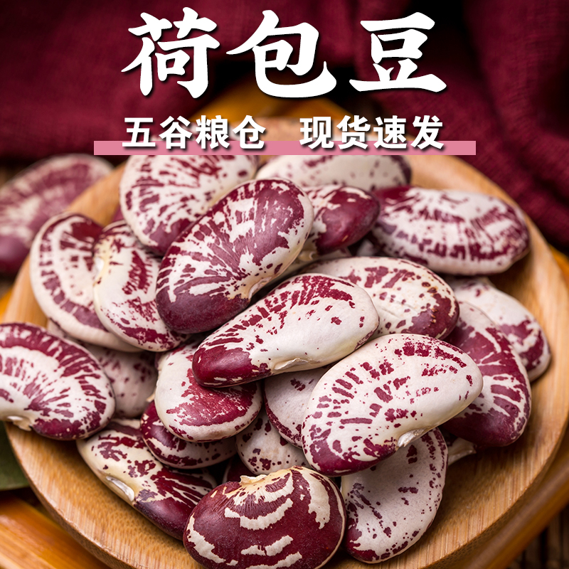 新货云南农家大荷包豆 皇帝豆肾豆非花非斑马豆 五谷杂粮500G包邮
