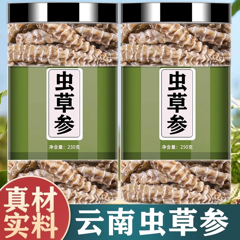 虫草参250g地参干中药材新鲜干货地蚕草石蚕地笋精选大条新货泡酒
