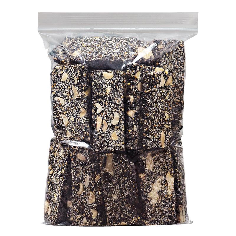 传统小吃黑芝麻花生糖酥500g老式