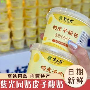 紫光园奶皮子酸奶北京特产自制手工原味老式现做现发烤鸭手作固体