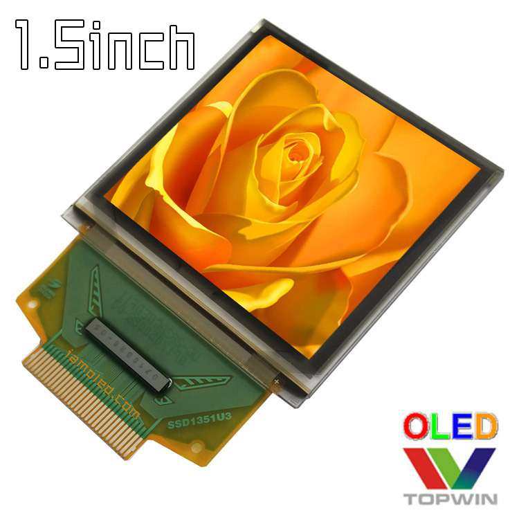 拓微1.5英寸全彩色oled液晶显示屏30p接插UG-2828GDEDF11-topwin