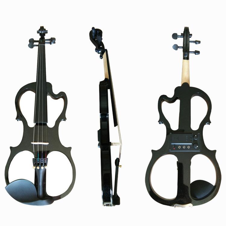 厂家黑色电子小提琴