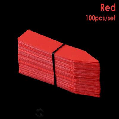 极速50/100Pcs Garden Plant Labels Plastic PlanQt T-type Tags