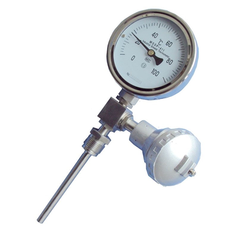 极速wssp-411一体化热电阻s远传温度表 WTYY-1021 PT100 3线制 0-