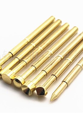 新品SK4华荣镀金探针 P156-G  4.0mm平头 PCMB测试针 2.36mm顶针