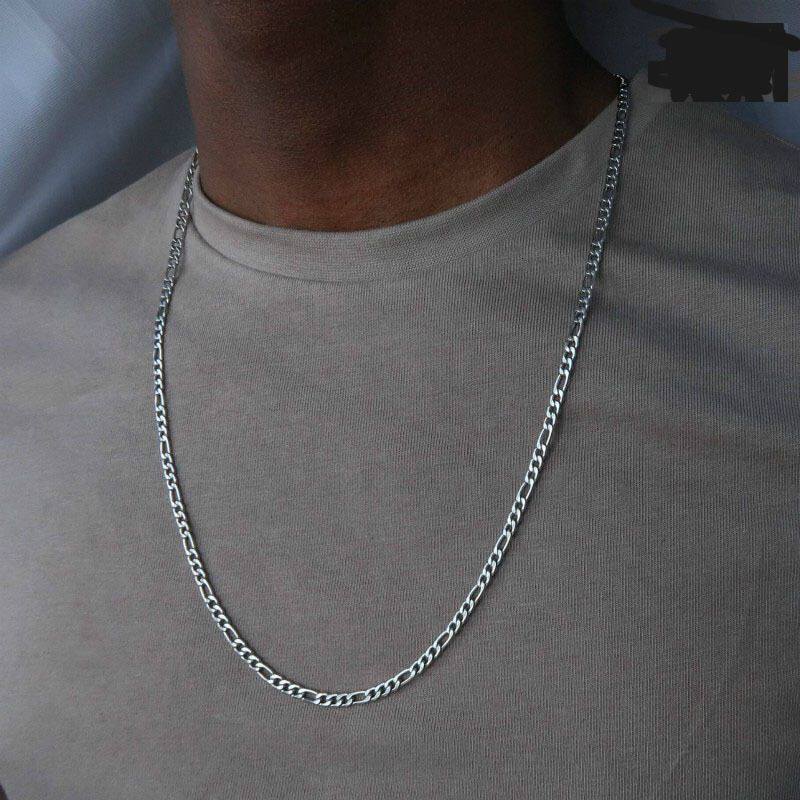极速Necklace Men gold metal cyuban chain mens Fashion Jewelr