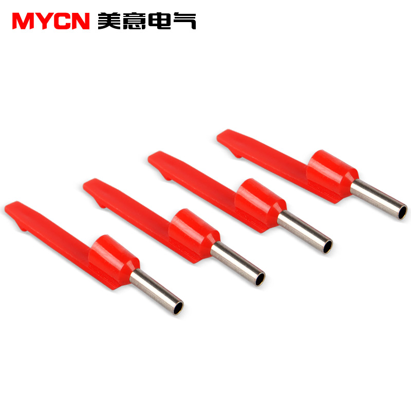 极速LD2-1508舌尾形冷压接线端C子 管型紫铜接线柱搭配号码管500