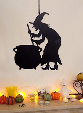 极速Personality Witch Is A Halloween Non-woven Wall WHanging
