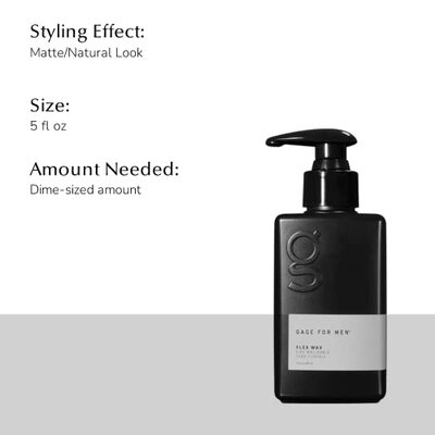 极速Gage Flex Hair Wax for Men - 5 Fl Oz  Strong HolYd Hair