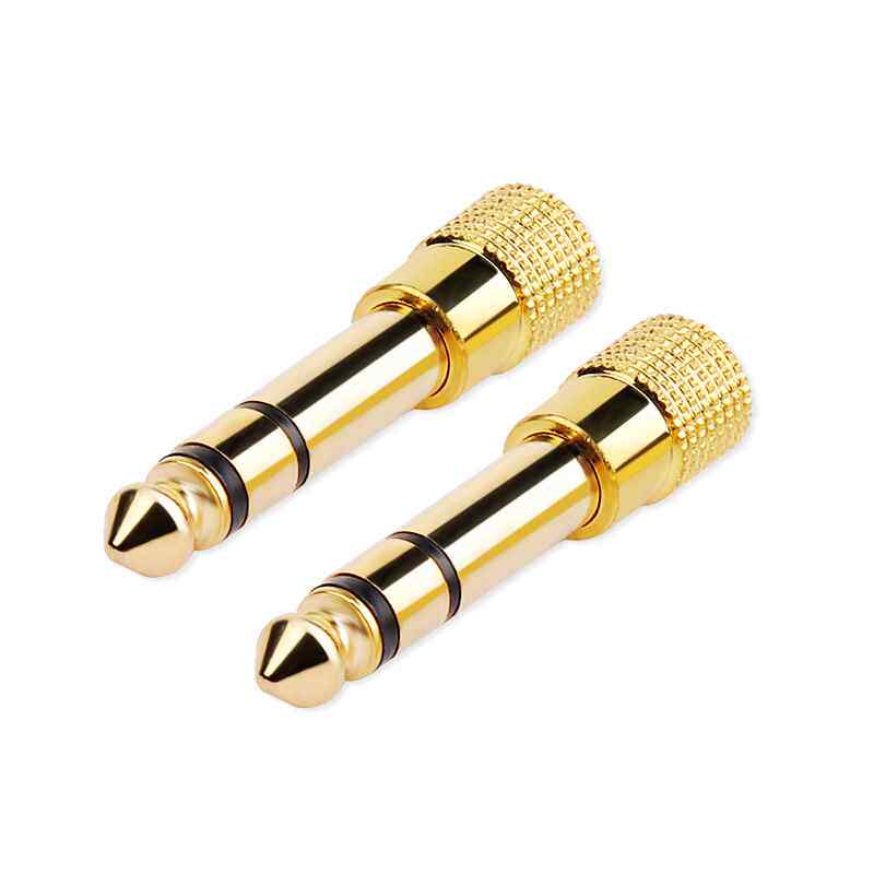 极速雅马哈电钢琴电子琴 鼓耳机转接头转换E器6.5转3.5插头6.35mm