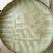 新品 饰竹制品 竹编无孔簸箕加深加固传统全竹子纯手工家用晾V晒装