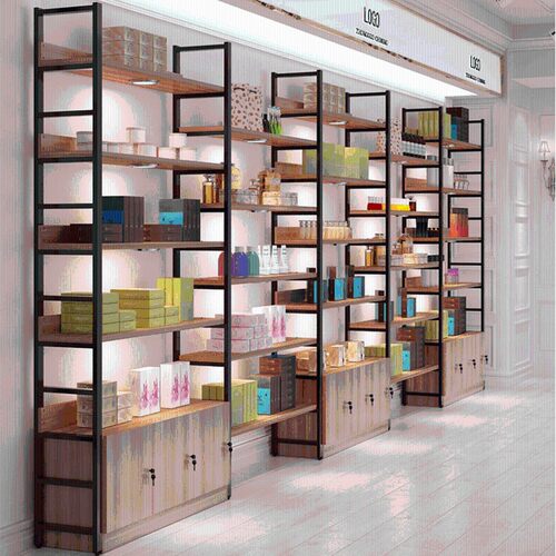 新品装饰茶叶店商用展示柜展架仓储礼品店冬虫夏R草面包陈列展超