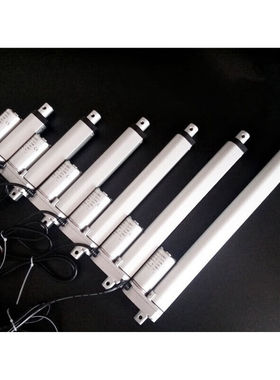 极速厂促5mm1500mm直流马达220V交流电动推杆12V2V4V升降伸缩杆开
