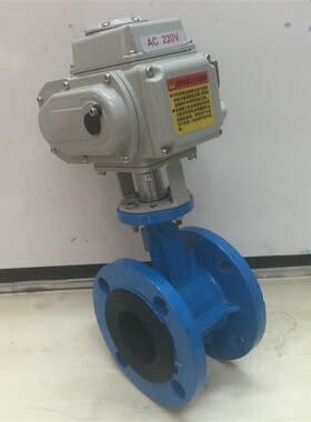 极速D941X-16Q电动法兰蝶阀电动蝶阀不锈钢 304R板 天津 调节型