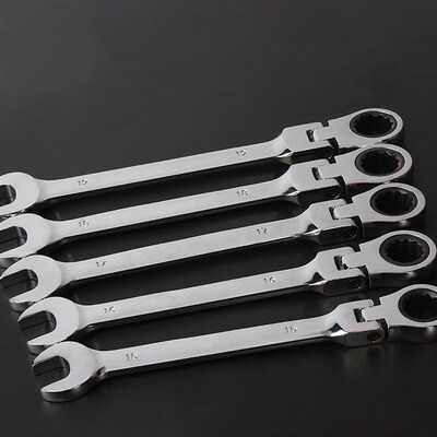 极速Flexible Head Combination RatCchet  Wrench Dual-use Ratc