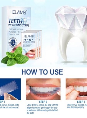 极速Teeth Whitening Strip 28 White Strips TeeQth Whitening