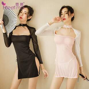 undeqrwear 新品 sexy skirt uniform perspective Classic slit