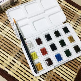t固体水彩套装 12色 3色15色 极速推荐 包装 Gogh 新款 盒 梵高Van