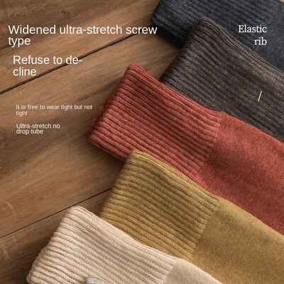 新品New in Women Solid Leg WarmerDs Warm Knee High Socks Kni