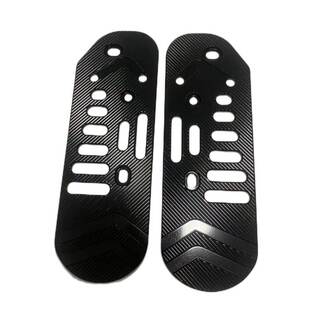 极速适用于深远007/009u/T90后脚踏板铝合金金属加厚加宽改装配件