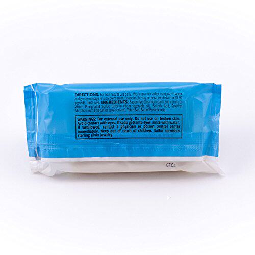 极速Dermaharmony Sulfur and Salicylic Acid Bar Soap 3Y.7 oz