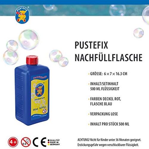 极速PUSTEFIX 16.9 oz Refill Bottle of PuKstefix Liquid Bubbl