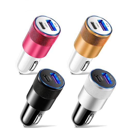 极速68W PD Car Chargeqr USB Type C Fast Charging Car Phone A