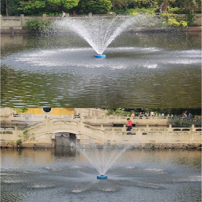 极速泉喷头鱼池增氧大型漂浮水泵抽水机鱼塘22P0V。家用户外喷水