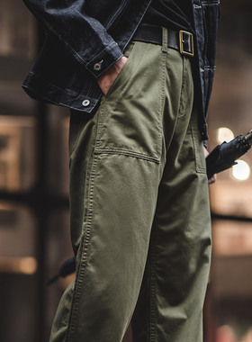 春夏季美式复古OG107军官裤男复刻阿美咔叽工装裤薄款休闲长裤子