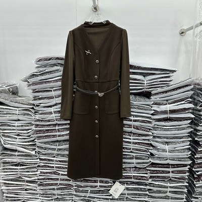 连衣裙2024新款女秋冬季高档气质轻奢高级感假两件时W尚中长款裙