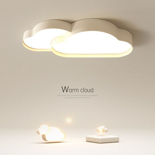 云朵儿童房灯创意led吸顶灯简约现代卧室灯极简客厅灯餐厅书房灯
