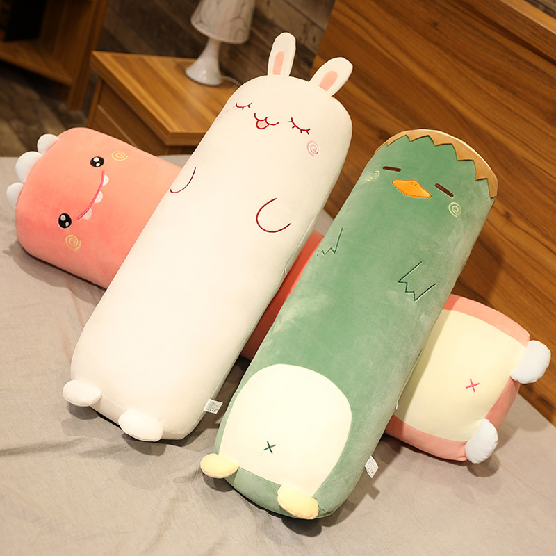 大号恐龙玩具公仔床上超软懒人侧睡夹腿睡觉抱枕R可爱布娃娃可拆