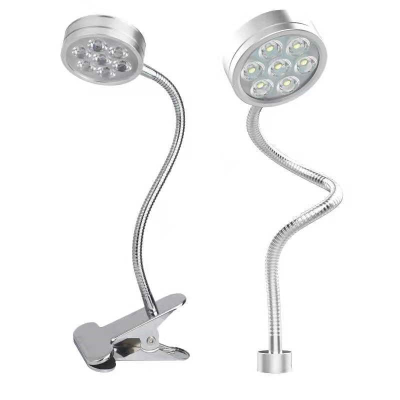 LED机床工作灯强磁射灯万向软管鹅颈灯K数控车床工业设备照明台灯