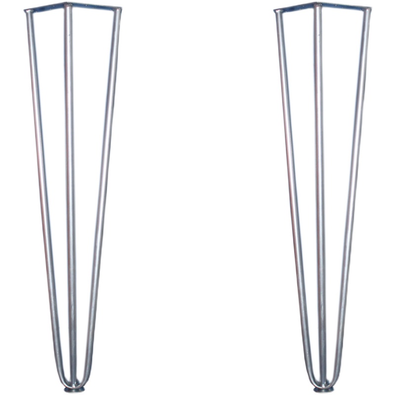 速发定制加厚简易铁艺桌腿餐桌桌脚会议桌桌架支架不锈钢色茶几脚