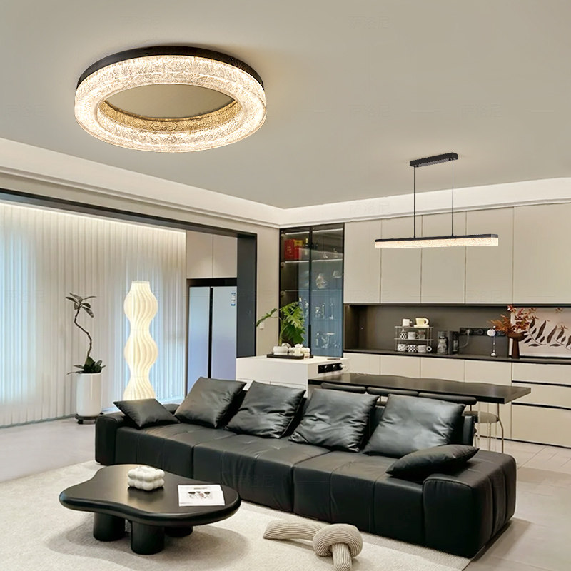 意式轻奢客厅吸顶灯铜卧室餐厅主灯现代简约大气灯具全屋2024新款