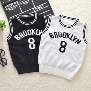 宝宝针织马甲纯棉毛线p春秋冬毛衣男童婴儿马夹套头背心春季外穿