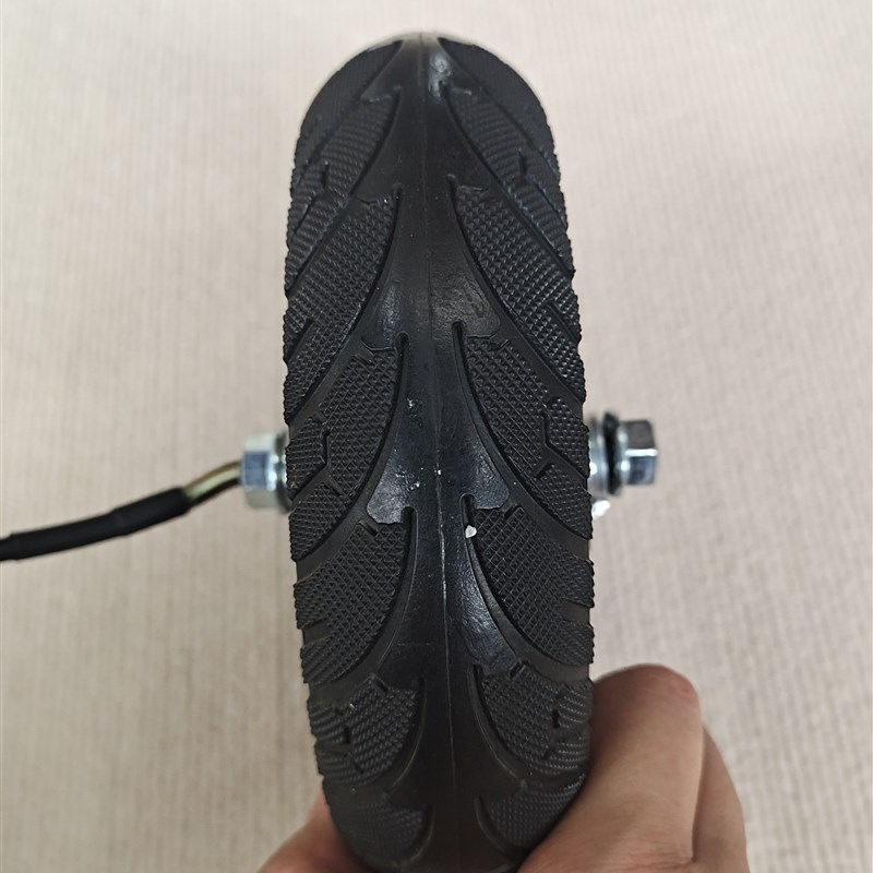 8寸无刷电子刹实心胎轮毂电机200x50碰碰车游乐车电动滑板车电机