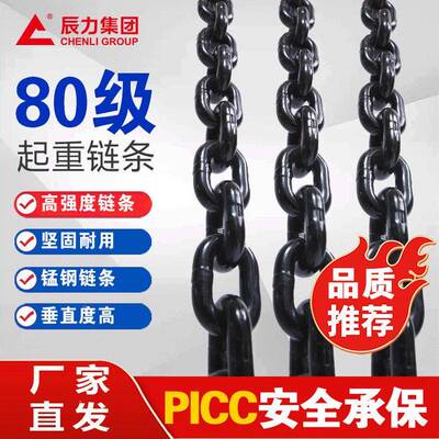G80链国起锰钢重标链条 辰力圆环链条吊索具 条MAGA-102厂家耐磨