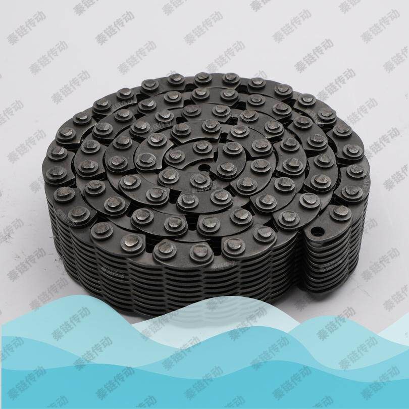 【现】CL08/4碳宽钢433度4.5齿形链条外导工3业自动货化传动带